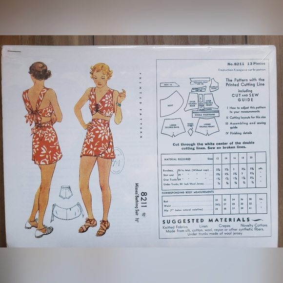Vintage 1930's Dress Patterns, Uncut - Picture 9 of 10